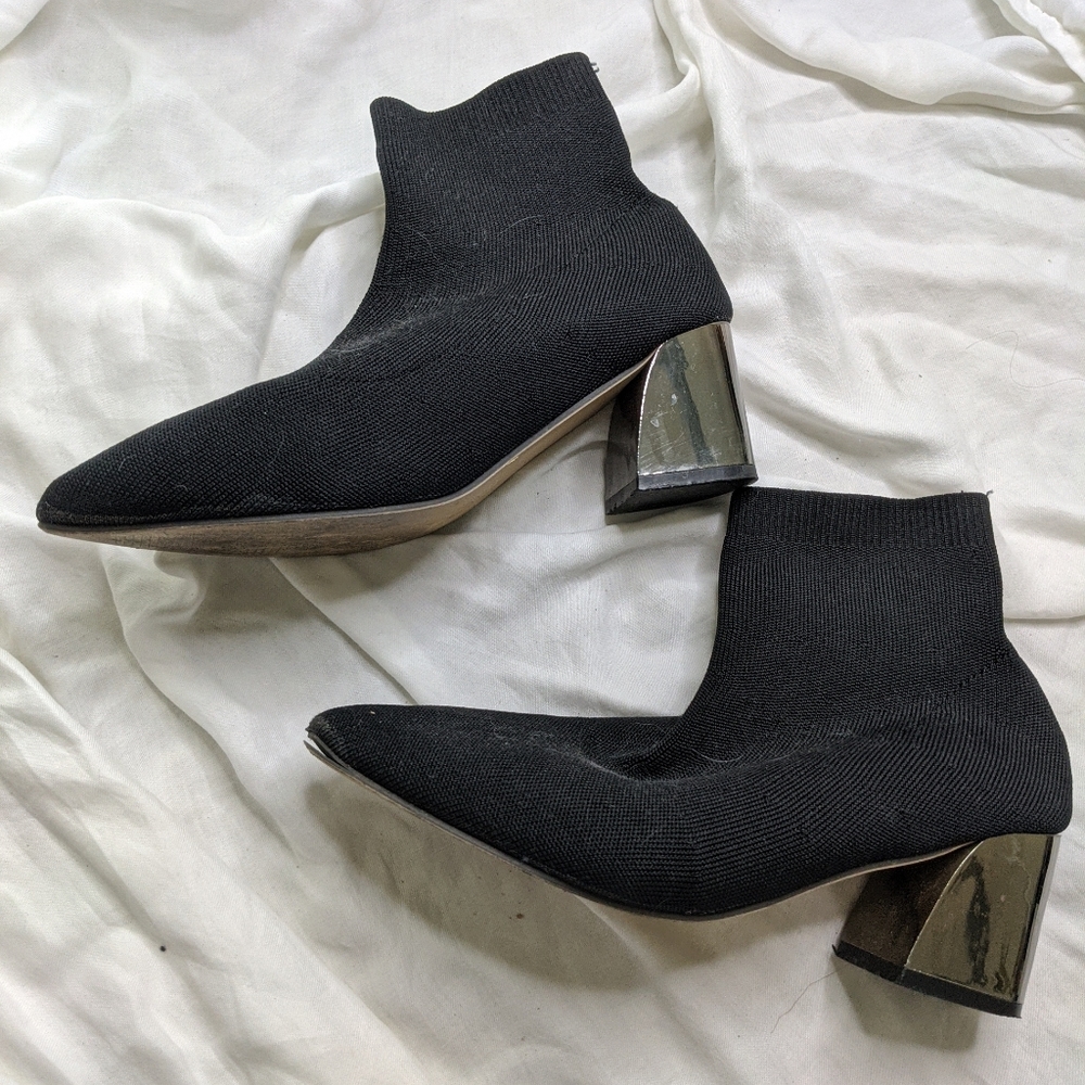 Block heel Sock boots 38